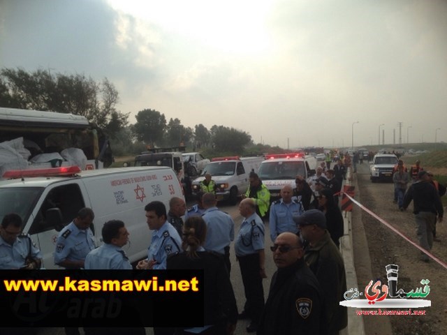 النقب: مصرع 8  سيدات من حوره واللقية  عند عودتهن من الاقصى في حادث طرق مروع في مفرق لاهفيم 